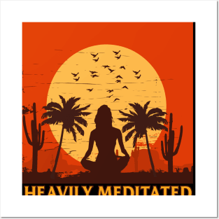 Beach meditation Posters and Art